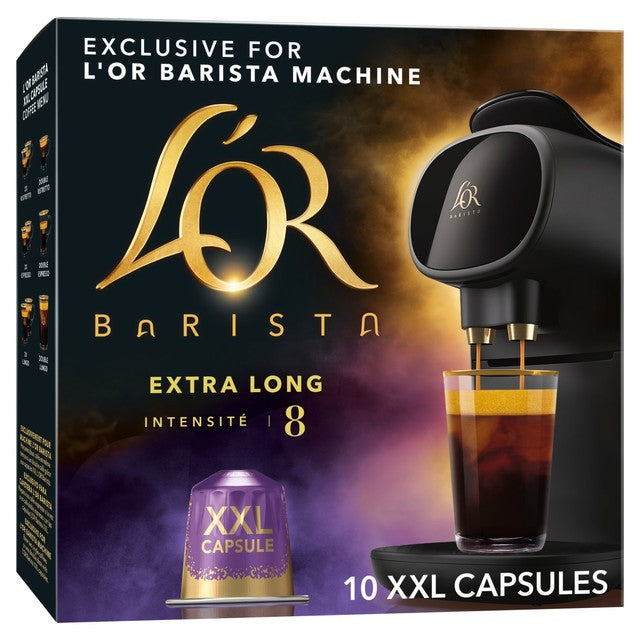 L'OR Barista Extra Long XXL coffee pods intensity 8, UK version