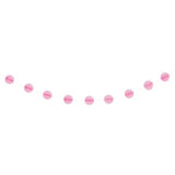 Unique Party pink honeycomb ball garland 7ft, imported from the UK