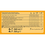 Wall's Cornetto Soft Mango White Chocolate ice cream cones pack of 4 x 140ml - British product