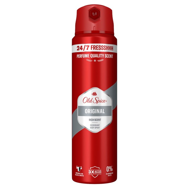 Old Spice Original Deodorant Spray 150ml, imported from the UK