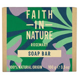 Faith In Nature rosemary soap bar 100g - British product