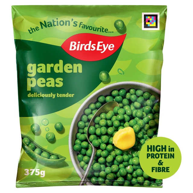 Birds Eye garden peas 375g - British product