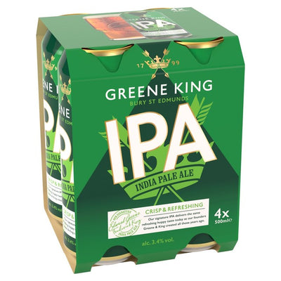 Greene King IPA India Pale Ale Beer 4 x 500ml
