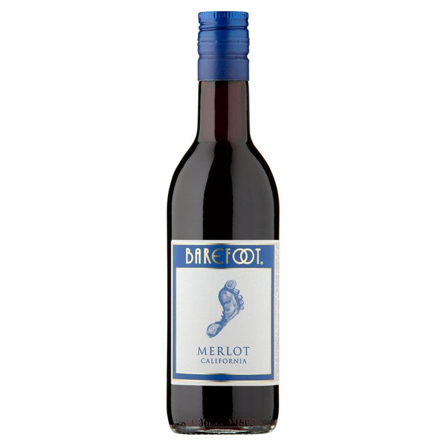 Barefoot Merlot small bottle - British product