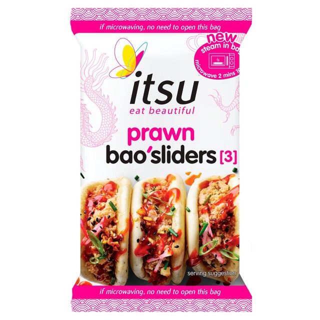 Itsu prawn bao sliders 165g, UK version