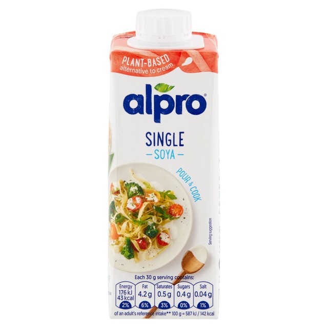 Alpro soya dairy free cream alternative 250ml - British product