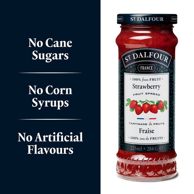 St Dalfour strawberry fruit spread 284g (British brand)