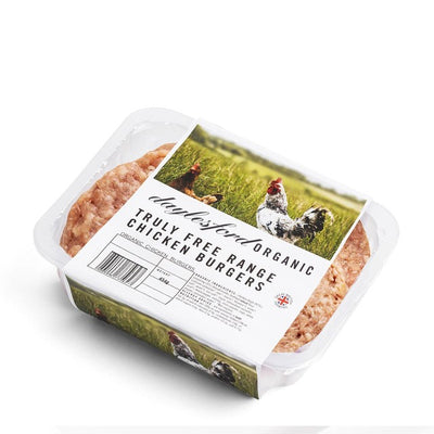 Daylesford 4 Organic Chicken Burgers 454g