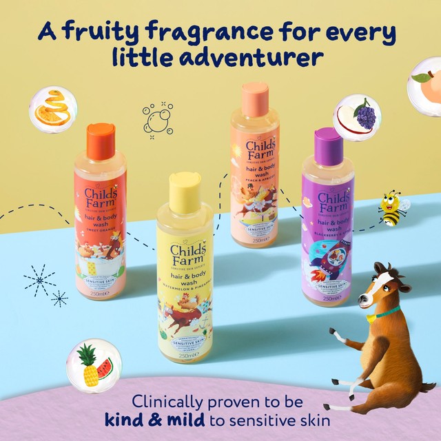 Childs Farm hair and body wash blackberry & apple 250ml - British product