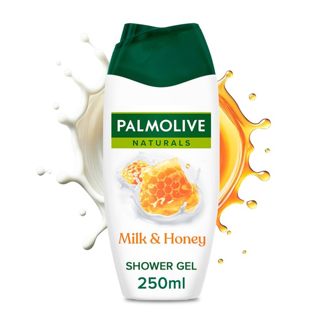 Palmolive body wash milk and honey 250ml, imported from the UK