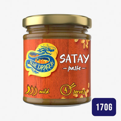 Blue Dragon Satay Paste with Peanuts and Curry Powder Thai Paste 170g
