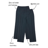 M&S boys school trousers in navy, size 10-11 years, imported from the UK