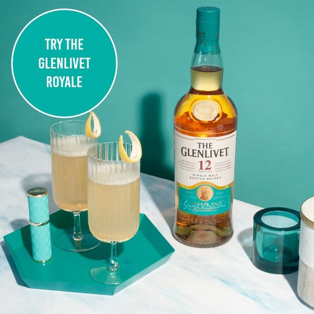 The Glenlivet 12 Year Old single malt Scotch whisky 70cl (British brand)