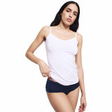 M&S women's cotton-rich strappy vests white size 16, imported from the UK