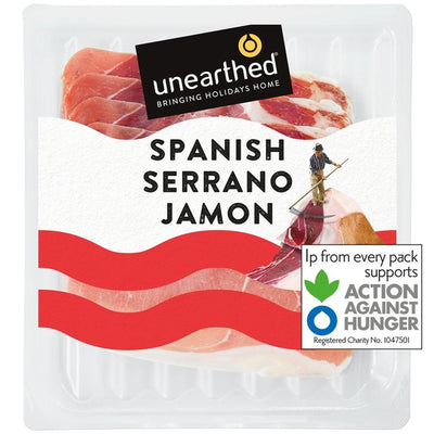 Unearthed Spanish Serrano Ham Dry Cured Ham 90g
