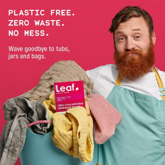 Wash with Leaf non bio laundry sheets 25 pack (British brand)