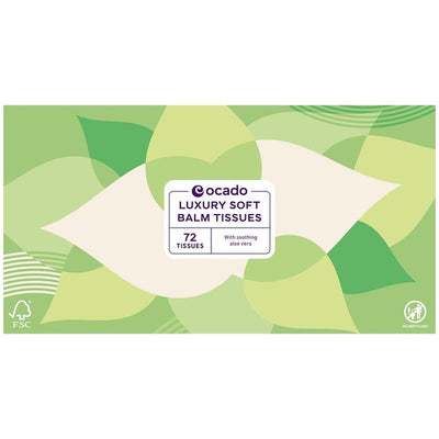 Lingettes apaisantes de luxe Ocado - Lot de 72