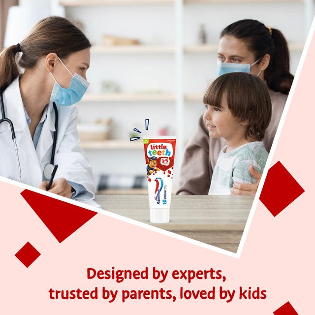 Aquafresh Paw Patrol Little Teeth Toothpaste for children 3-5 years 75ml - British product