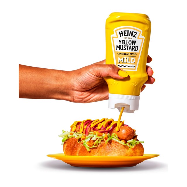 Heinz American Style Yellow Mustard Mild 400ml, UK version