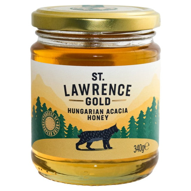 St Lawrence Gold acacia honey jar 340g (British brand)