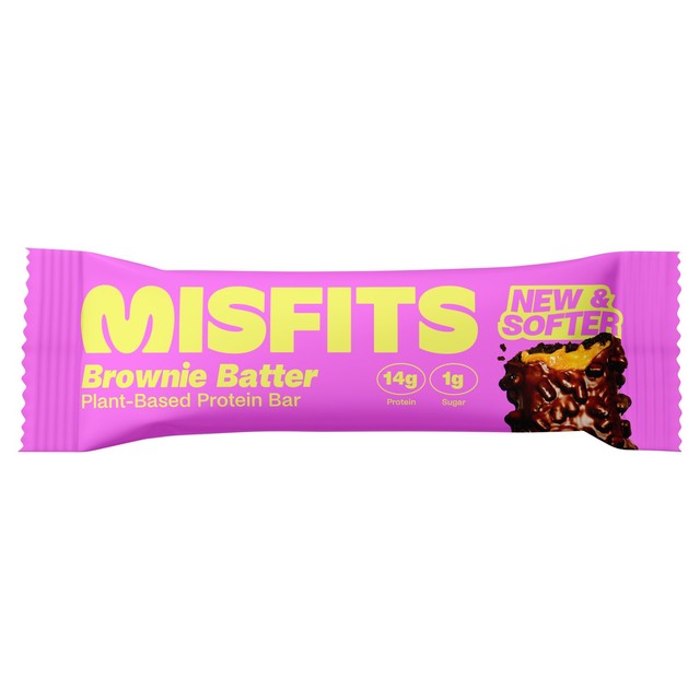 Misfits brownie batter protein bar 50g, imported from the UK