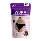 WUKA Bikini Brief Period Pants Medium Flow Black M (British brand)