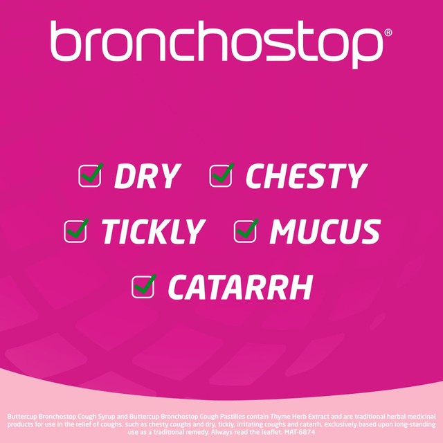 Broncho-Stop cough syrup 120ml - British product