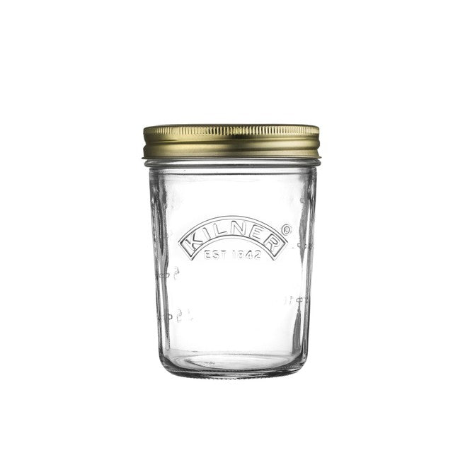 Kilner wide mouth preserve jar 350ml, UK version