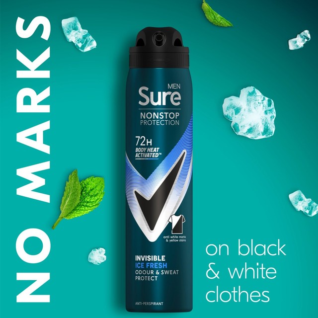 Sure Men Antiperspirant Deodorant Spray 250ml (British brand)