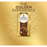 Ferrero Rocher original milk chocolate bar 90g - British product