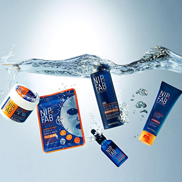 Nip+Fab Glycolic Exfoliating Extreme Scrub 6% 75ml, imported from the UK