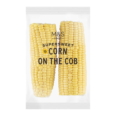 M&S Super Sweet Corn on the Cob 2 Pack