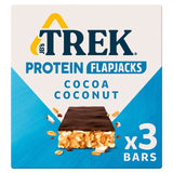 Trek Cocoa Coconut Protein Flapjacks 3 x 50g multipack (British brand)