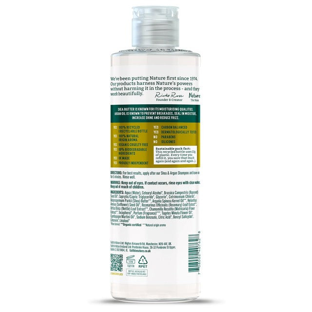 Faith in Nature Shea & Argan Conditioner 400ml - British product