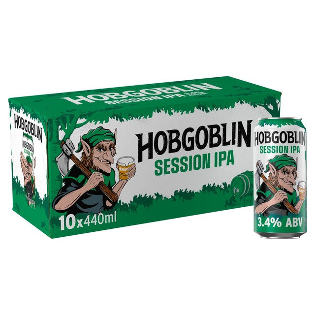 Hobgoblin Session IPA ale 10 x 440ml cans, UK version