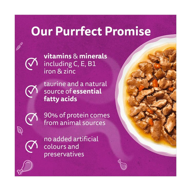 Whiskas Aromatic Fusion wet cat food pouches 40 x 85g (British brand)