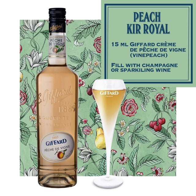 Giffard Creme de Peche peach liqueur 70cl, UK version