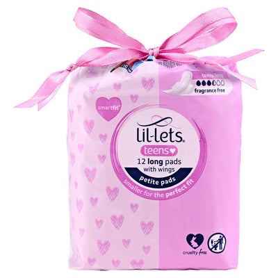 Lil-Lets Teens Long Sanitary Towels 12 Pack