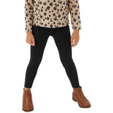 M&S black cotton-rich leggings 5-pack for ages 2-3, imported from the UK