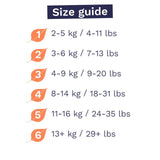 Pura Size 1 newborn nappies, imported from the UK