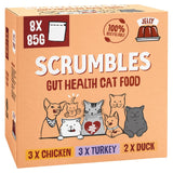 Scrumbles Wet Cat Jelly Pouch Meat Selection 8 x 85g (British brand)