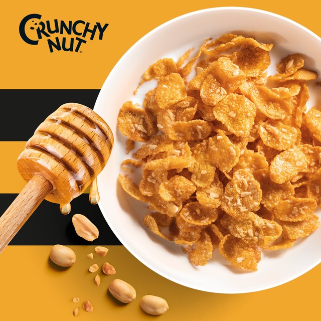 Kellogg's Crunchy Nut cornflakes cereal with honey and peanuts 840g, UK version