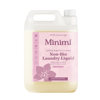 Miniml Non-Bio Laundry Liquid Pink Dragonfruit & Orchid Refill 5L