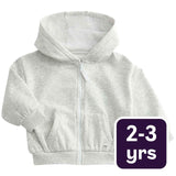 M&S children's hoodie grey marl 2-3 years, imported from the UK
