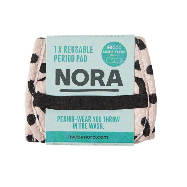 Nora reusable sanitary pad Light, imported from the UK