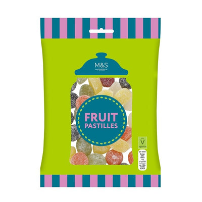 Gommes fruitées M&S Fruit Pastilles Mixed Fruit Flavour 225 g