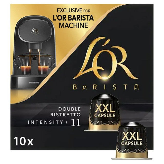 L'OR Double Ristretto XXL Coffee Pods, imported from the UK