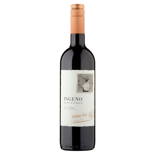 Ingeno Organic Nero d'Avola red wine 75cl, UK version