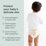 Kit & Kin Hypoallergenic Nappy Pants Size 7 (17+kg), UK version
