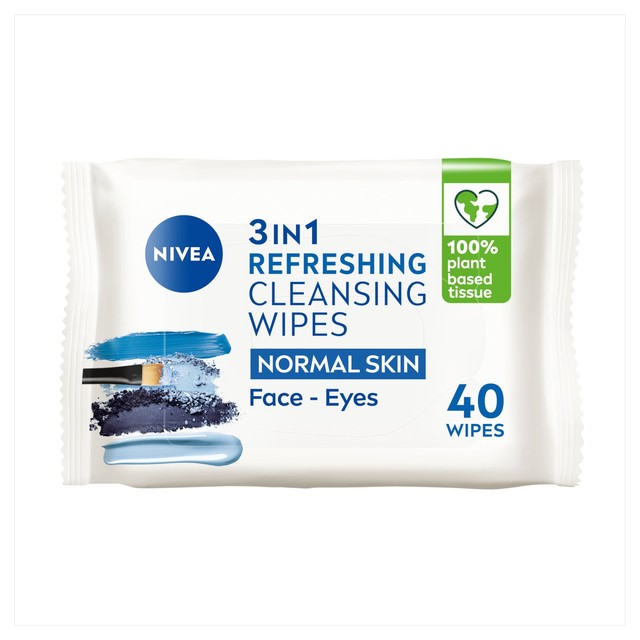 NIVEA Face Wipes Normal Skin 40 pack, imported from the UK
